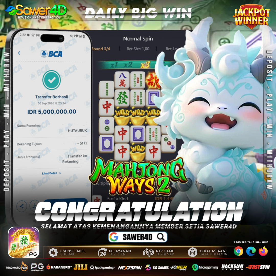 KEMENANGAN TIADA HENTI DI MAHJONG WAYS 2 SAWER4D GACORRR BANGETTTTTT...!!!!!!