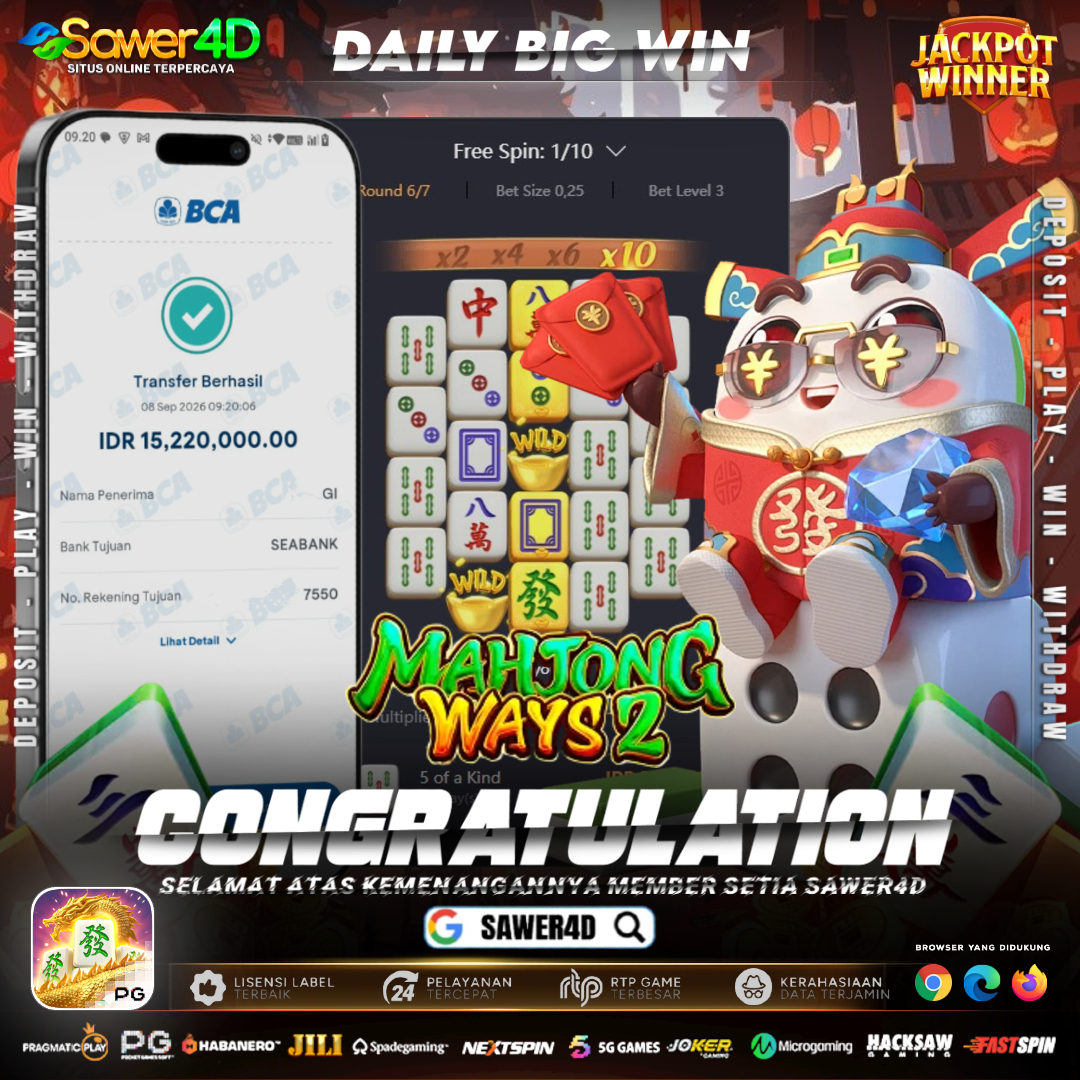 MAHJONG WAYS 2 TIDAK ADA HENTI HENTINYA MEMBERI KEJUTAN DI HARI INI...