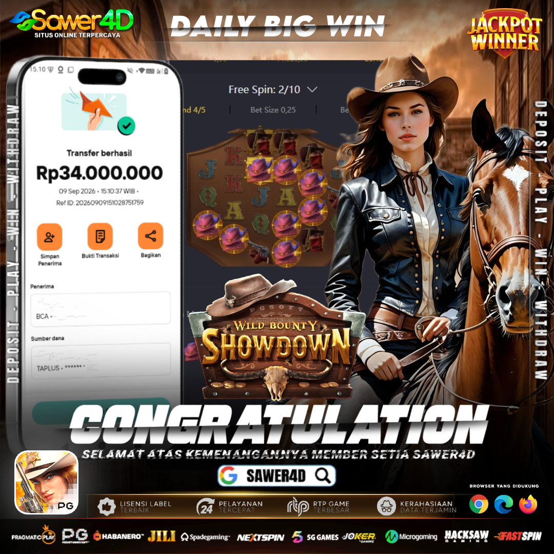 SATU TEMBAKAN,WILD BONTY SHOWDON TAK TERKALAHKAN ....