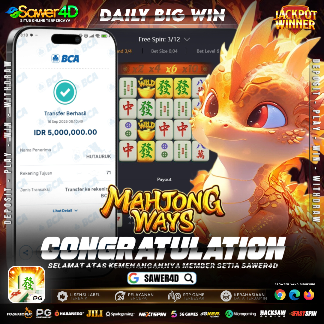 MAHJONG WAYS KEMBALI BERJAYA DI HARI INI BOR....!!!