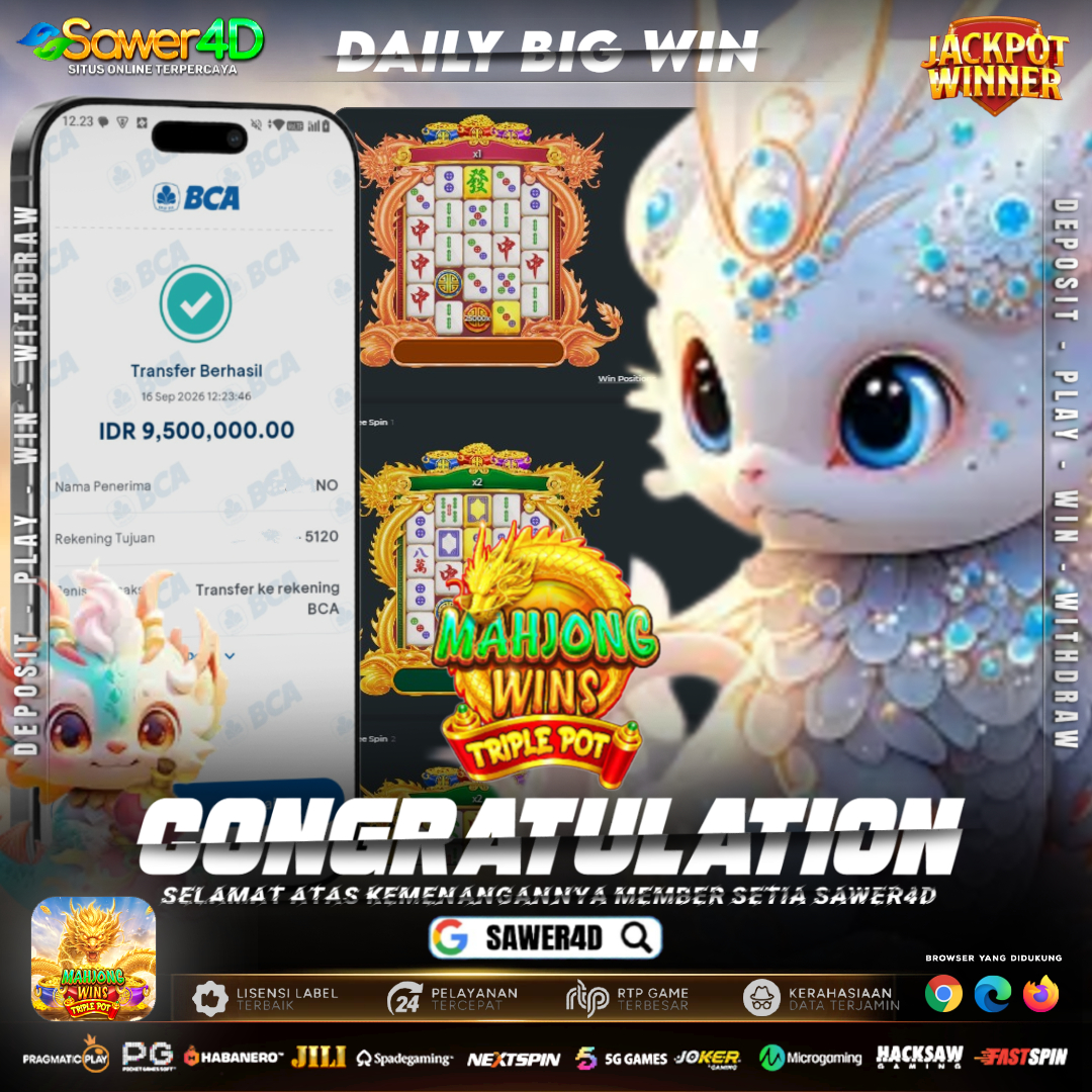 MAHJONG WINS TRIPLE POT GAME BARU BY PRAGMATIC PLAY MEMBUNGKAN DUNIA DENGAN PERKALIAN X25.000