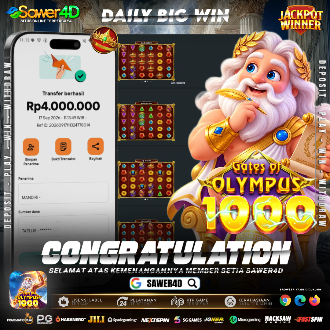 ⚡ KEKUATAN DEWA OLYMPUS MEMBAWA HOKI! Kemenangan besar berhasil diamankan hari ini! 🏆💸